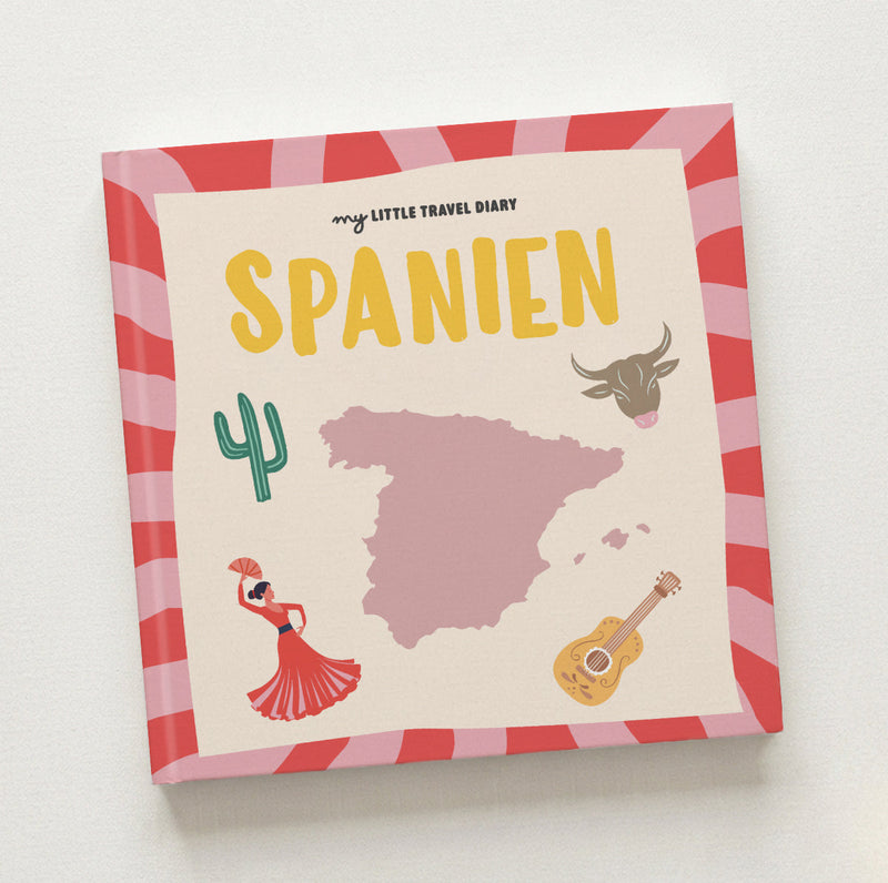 Spanien Reisetagebuch für Kinder