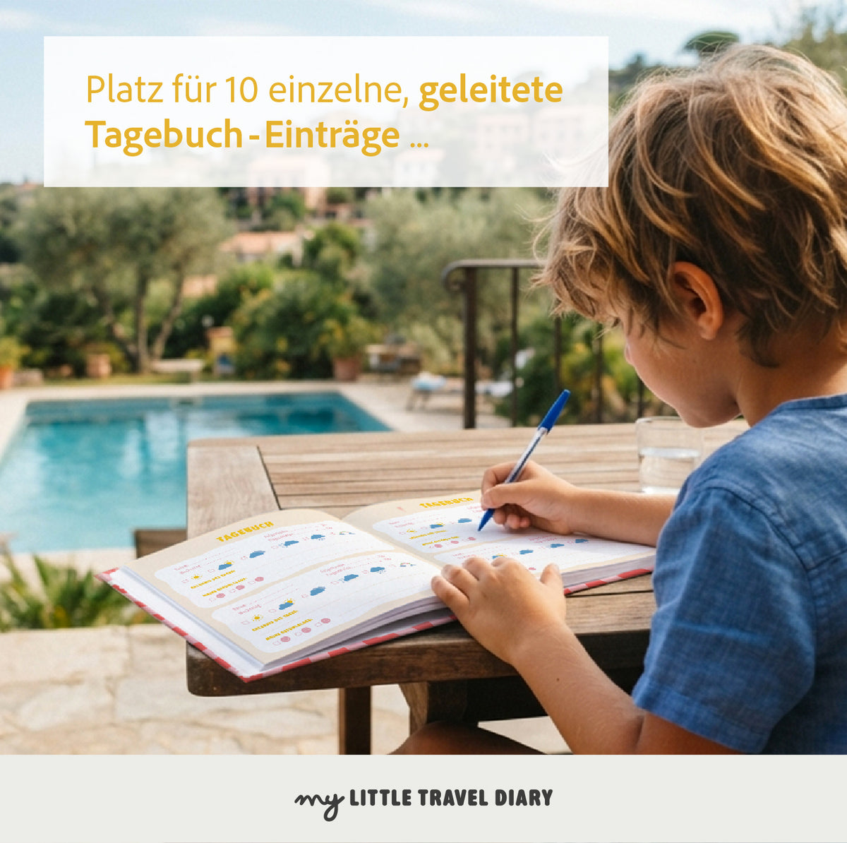 Spanien Reisetagebuch für Kinder